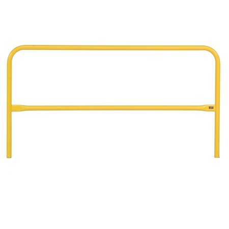 Global Industrial 72L Pedestrian Barrier, Steel, Yellow 940372